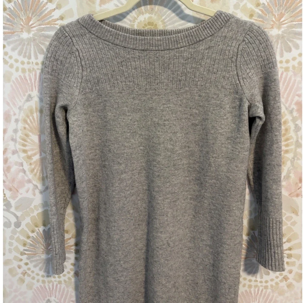 HATCH Estelle Knit Dress 100% Merino Wool Ribbed Maternity Midi Sweater Dress